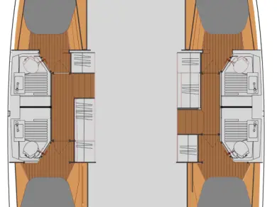 Noleggio Catamarano Fountaine Pajot con patente nautica