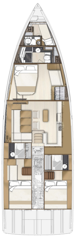 Noleggio a Road Town – Jeanneau Jeanneau 55 - 3 + 1 cab. su SamBoat