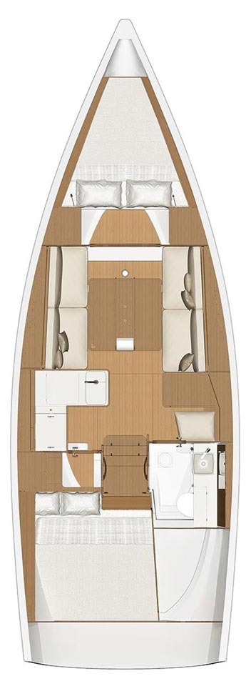 Noleggio Barca a vela Dufour con patente nautica
