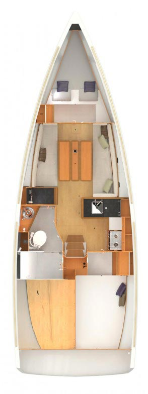 Noleggio Barca a vela a Zara – Jeanneau Sun Odyssey 349