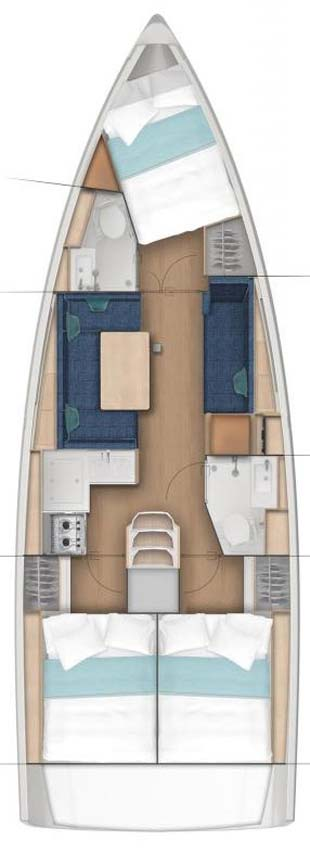 Jeanneau Sun Odyssey 380 da affittare a  Gouviá