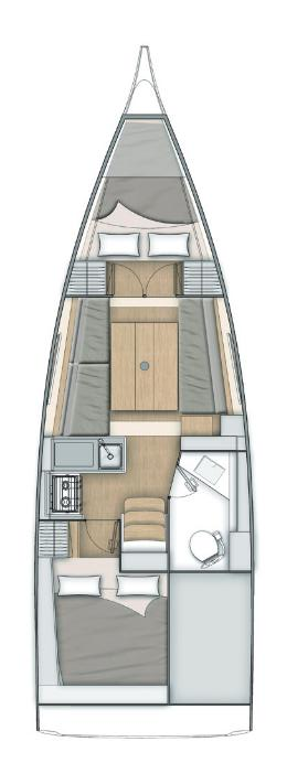 Noleggio Barca a vela Bénéteau con patente nautica