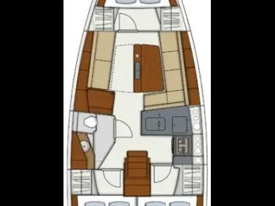 Noleggio Barca a vela a Lefkáda – Hanse Hanse 345