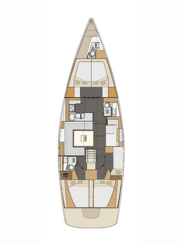 Noleggio Barca a vela a Spalato – Elan Impression 50