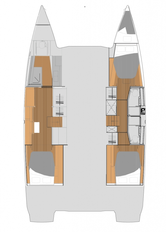 Noleggio Catamarano a Seget Donji – Fountaine Pajot Fountaine Pajot Elba 45 - 3 + 1 cab.