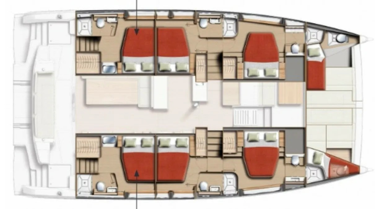 Noleggiare una Bali Bali 5.2 - 6 + 2 cab. a Lefkáda