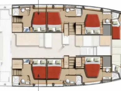 Noleggiare una Bali Bali 5.2 - 6 + 2 cab. a Lefkáda