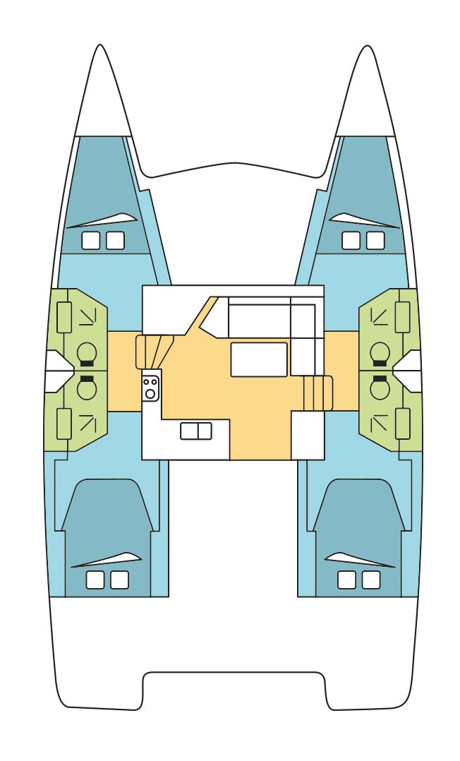 Noleggio Catamarano con o senza skipper Fountaine Pajot a Lefkáda