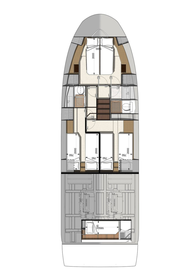 Noleggio Yacht di lusso a Komolac – Jeanneau Prestige 460 Fly - 3 + 1 cab.