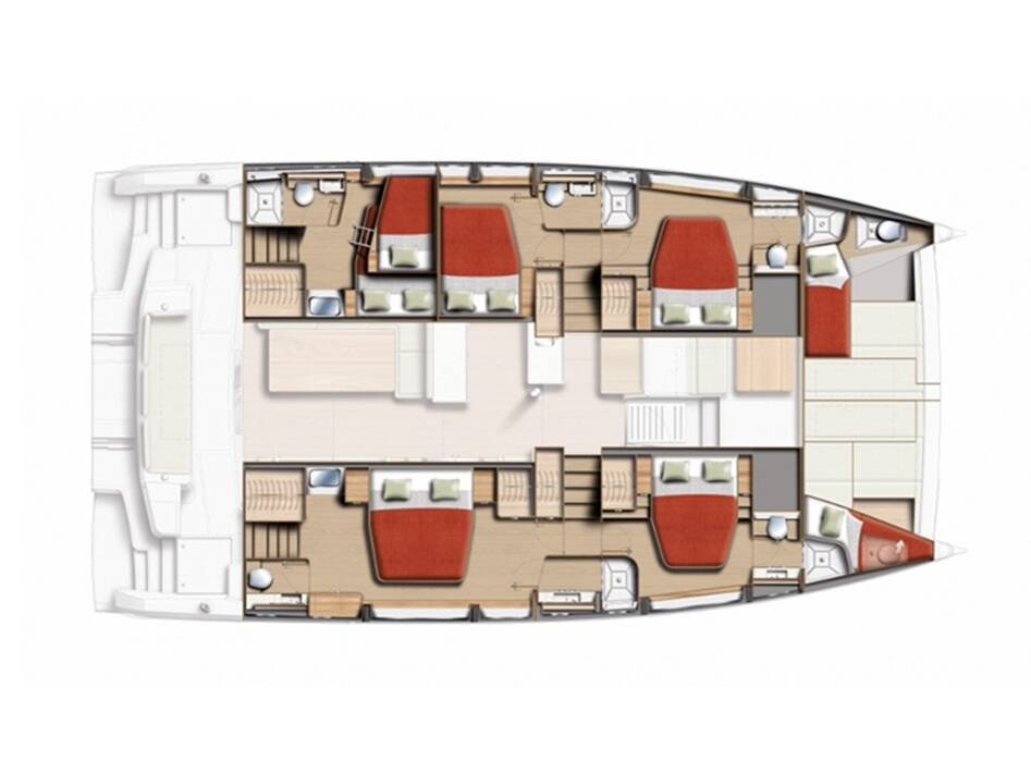 Noleggio a Sukošan – Bali Bali 5.2 - 5 + 2 cab. su SamBoat