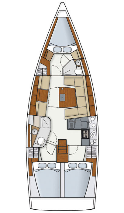 Noleggio Barca a vela Hanse con patente nautica