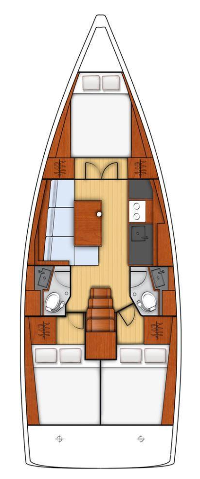 Noleggio Barca a vela a Bossoglina – Bénéteau Oceanis 38.1