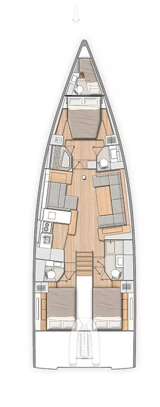 Bénéteau Oceanis 54 da affittare a  Seget Donji