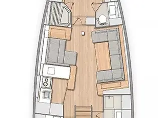Bénéteau Oceanis 54 da affittare a  Seget Donji