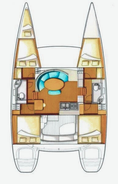Noleggio Catamarano a Ko Samui (Koh Samui) – Lagoon Lagoon 380