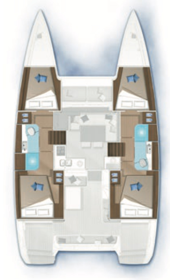 Noleggio Catamarano a Paraty – Lagoon Lagoon 40