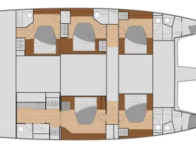 Noleggio Catamarano Fountaine Pajot con patente nautica