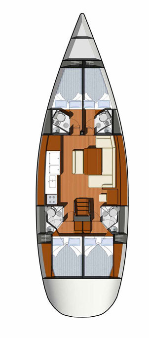 Noleggio barche Sukošan economico Sun Odyssey 49i