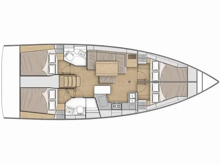 Noleggio barche Bénéteau Oceanis 40.1 a Spalato su Samboat