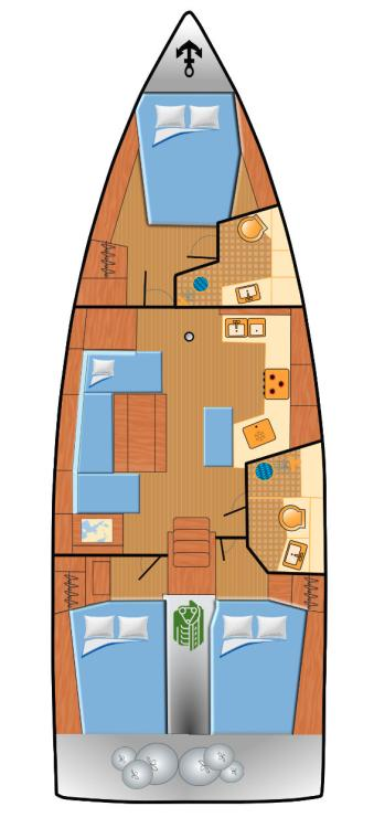 Bénéteau Oceanis 40.1 da affittare a  Punat