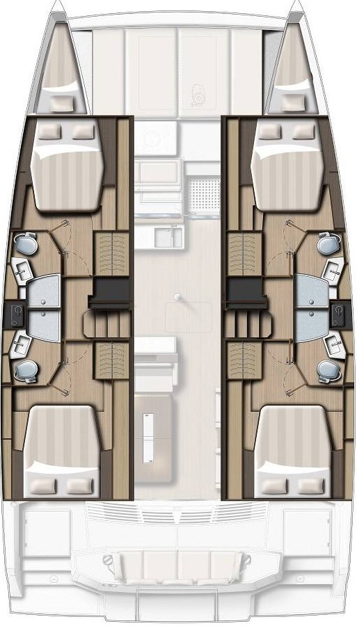 Noleggio Catamarano con o senza skipper Bali a Trogir