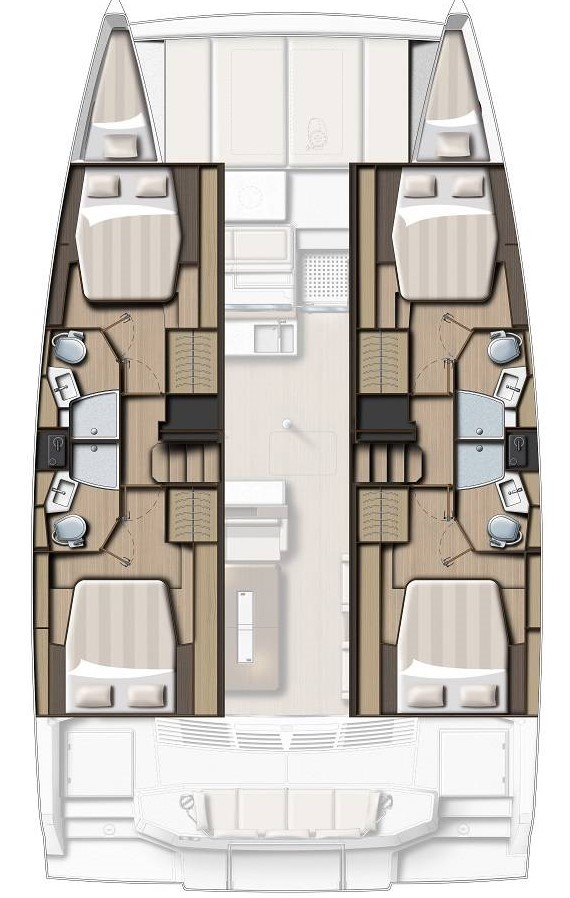 Noleggio Catamarano Bali con patente nautica
