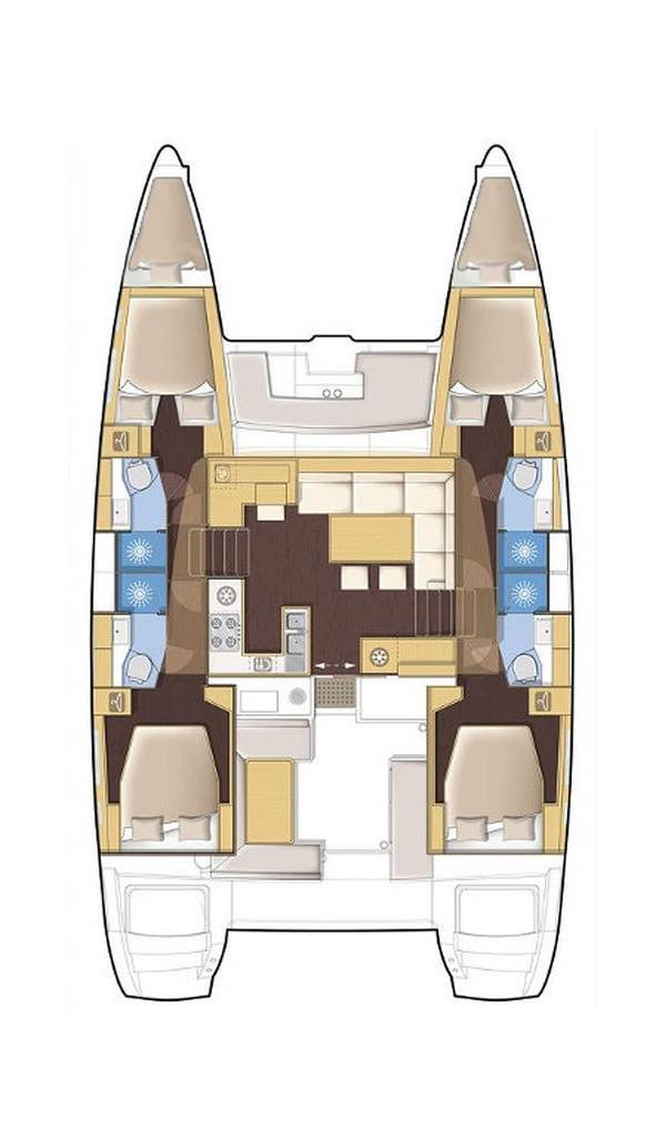 Noleggio barche Álimos economico Lagoon 450 F