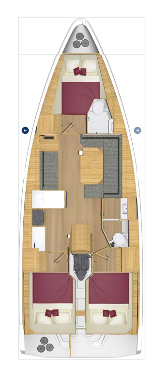Noleggio Barca a vela Bavaria con patente nautica