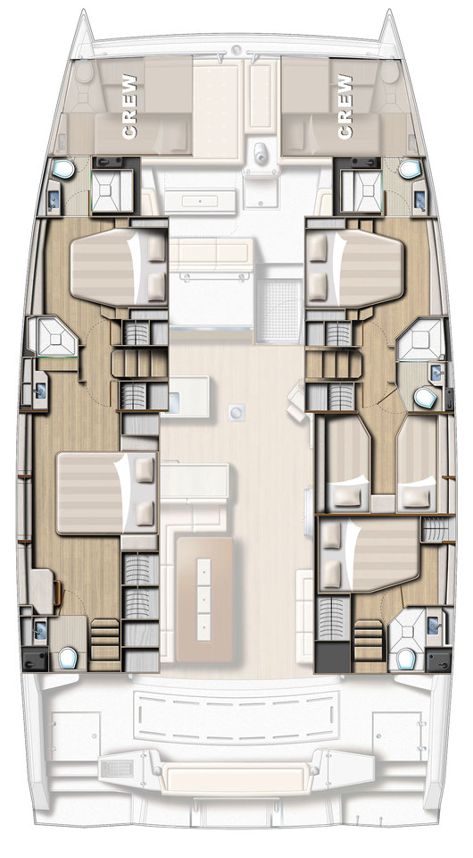 Noleggio Catamarano Bali con patente nautica
