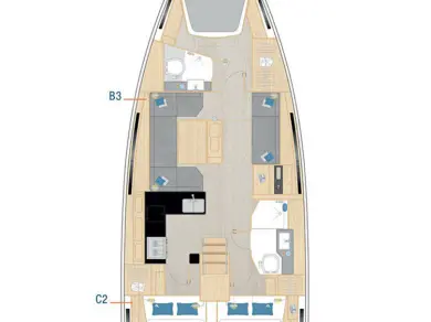 Noleggio Barca a vela a Sukošan – Hanse Hanse 410