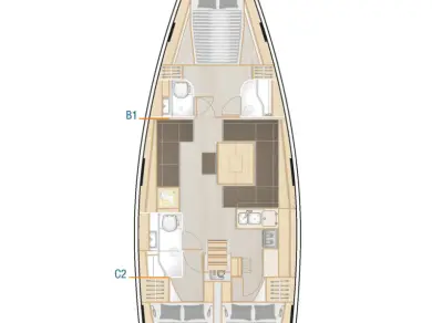 Noleggio barche Sukošan economico Hanse 458