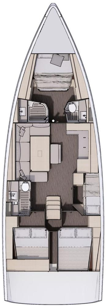 Noleggio barche Dufour Dufour 470 a Castelli su Samboat