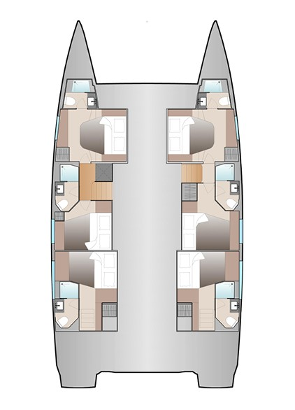 Noleggiare una Fountaine Pajot Aura 51 a Trogir