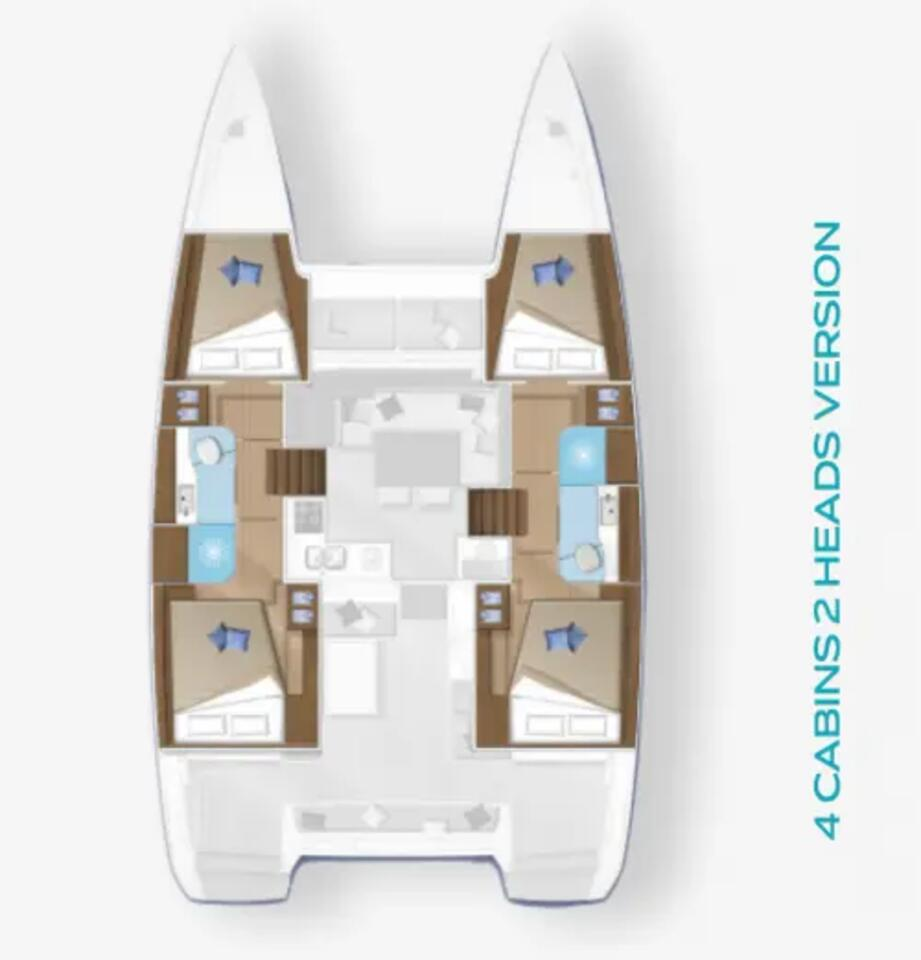 Noleggio barche Bossoglina economico Lagoon 40