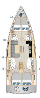Noleggio barche Hanse Hanse 460 a Seget Donji su Samboat