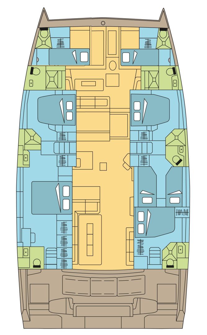 Noleggio Catamarano a Palma de Maiorca – Bali Bali 5.4