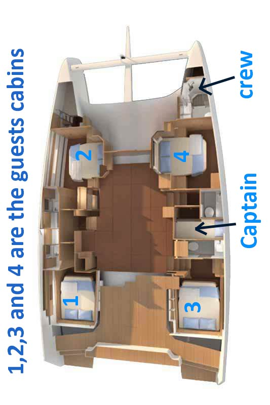 Noleggiare una Dufour Dufour Catamarans 48 Sail a Capo d'Orlando