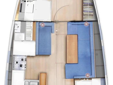 Noleggio barche Jeanneau Sun Odyssey 410 a Benítses su Samboat