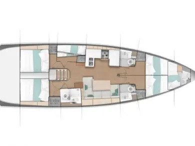 Jeanneau Sun Odyssey 490 da affittare a  Benítses