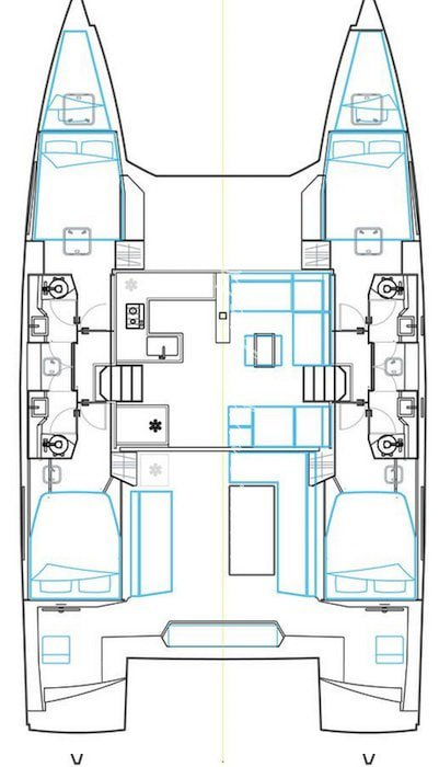 Noleggiare una Nautitech Nautitech 46 Fly a Álimos