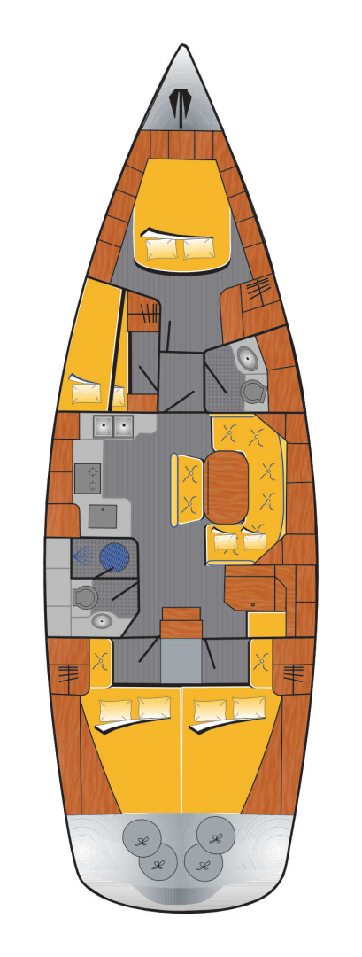 Bavaria Cruiser 46 da affittare a  Heiligenhafen