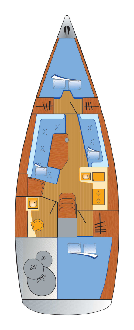 Hanse Hanse 320 da affittare a  Heiligenhafen