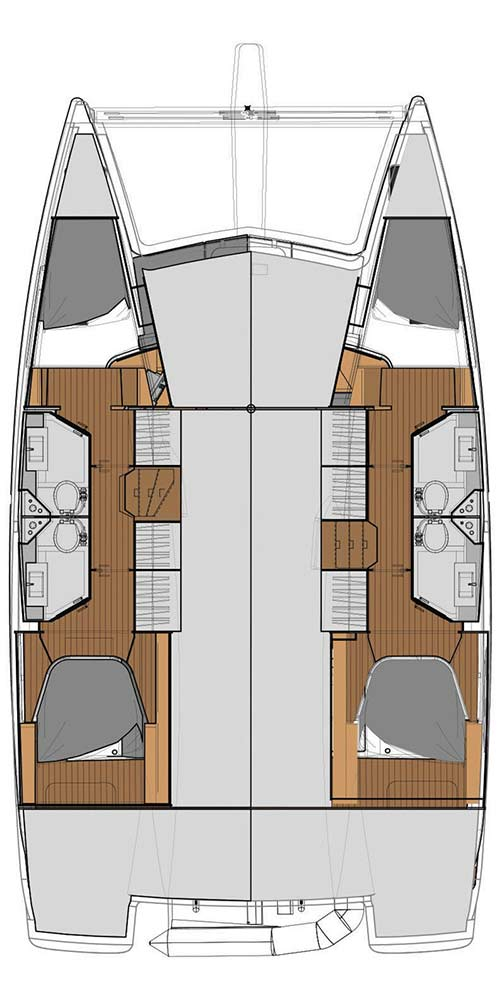 Noleggio barche Fountaine Pajot Lucia 40 a Lefkáda su Samboat