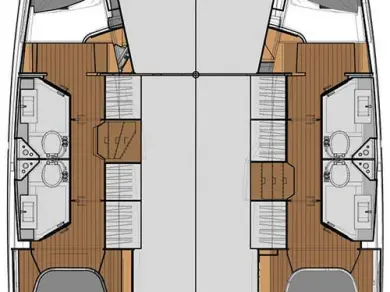 Noleggio barche Fountaine Pajot Lucia 40 a Lefkáda su Samboat