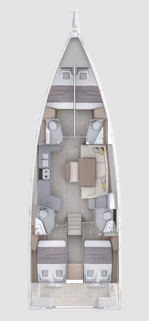 Bénéteau Oceanis 47 - 4 cab. da affittare a  Tropea