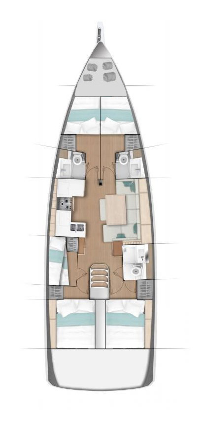 Noleggio Barca a vela a Trogir – Jeanneau Sun Odyssey 490