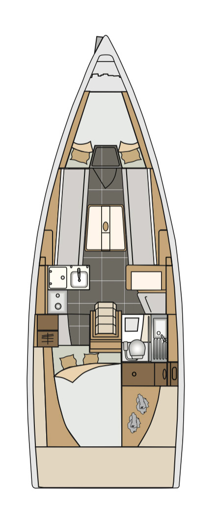 Noleggio Barca a vela Elan con patente nautica
