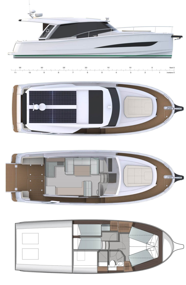 Noleggiare una Greenline Yachts Greenline 39 a Pirovac