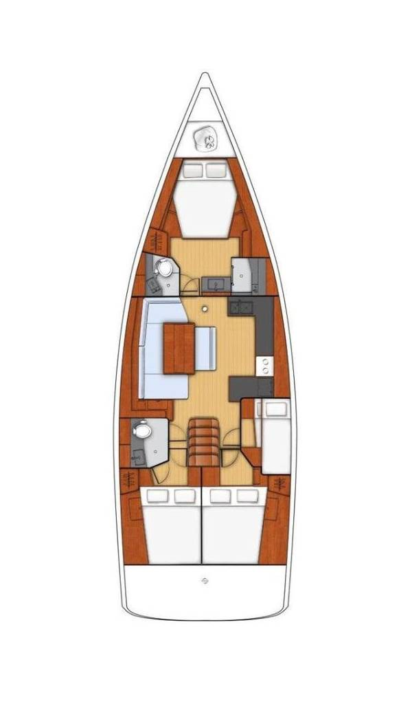 Noleggio Barca a vela a Spalato – Bénéteau Oceanis 48