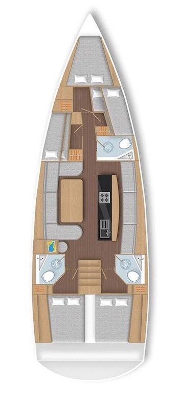 Noleggio barche D&D Yacht D&D Kufner 50 a Seget Donji su Samboat